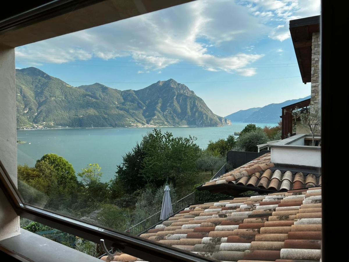 Iseo Lake Villa Con Vista Lago E Piscina Costa Volpino Eksteriør bilde