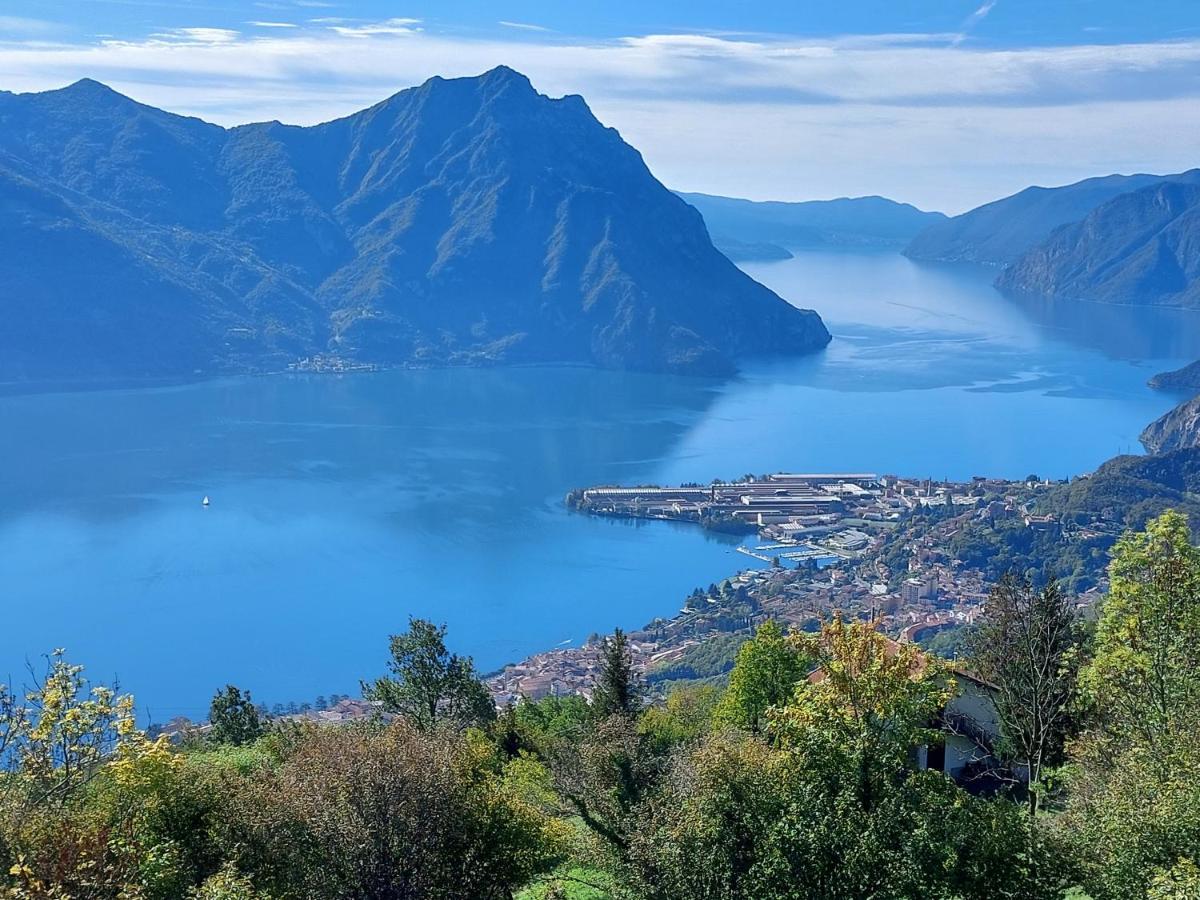 Iseo Lake Villa Con Vista Lago E Piscina Costa Volpino Eksteriør bilde